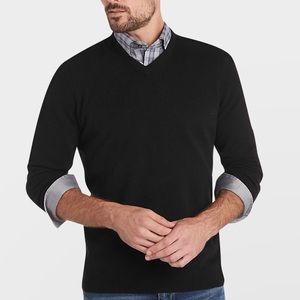 Joseph Abboud Merino Wool V-neck Sweater